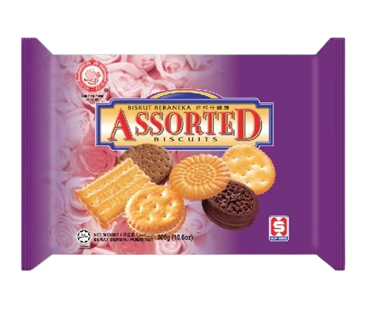 Hup Seng Cap Ping Pong Assorted Biscuits (Biskut Beraneka)