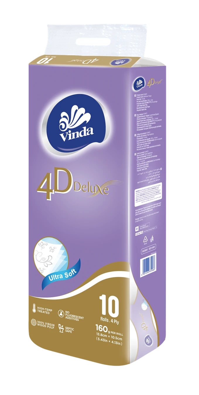 4D Deluxe Ultra Soft Bathroom Tissue