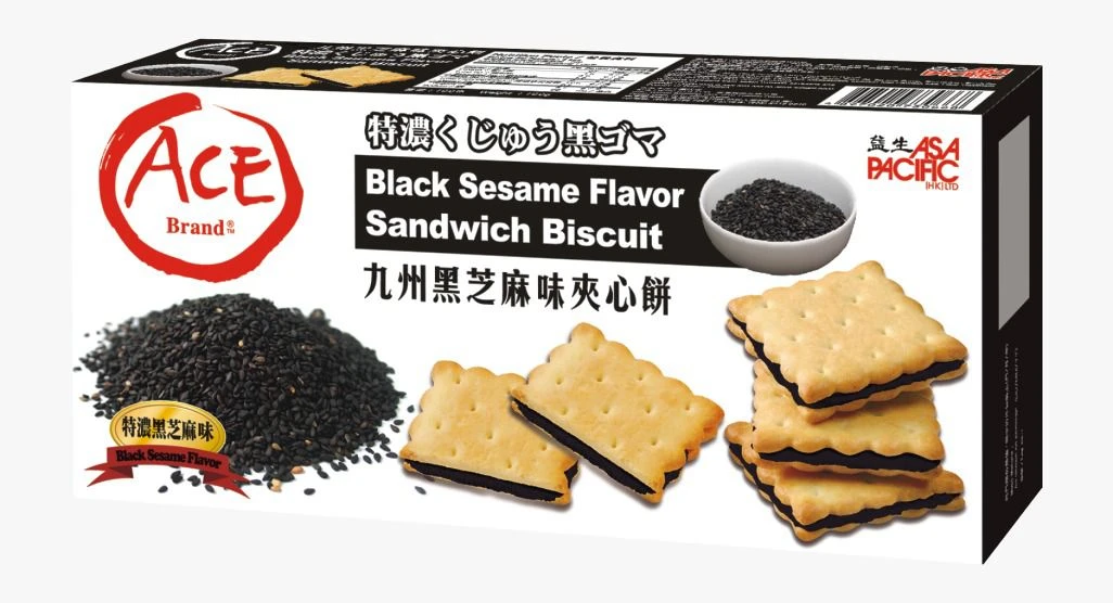 Ace Brand Black Sesame Flavor Sandwich Biscuits