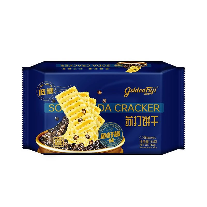 Golden Fuji Caviar Flavor Soda Crackers