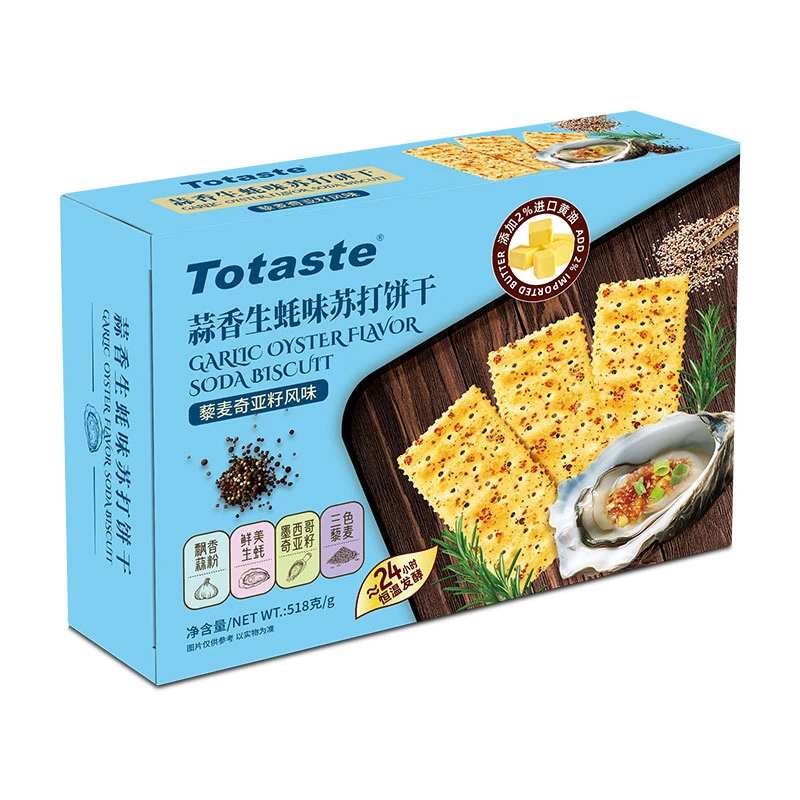 Totaste Garlic Oyster Flavor Soda Biscuits