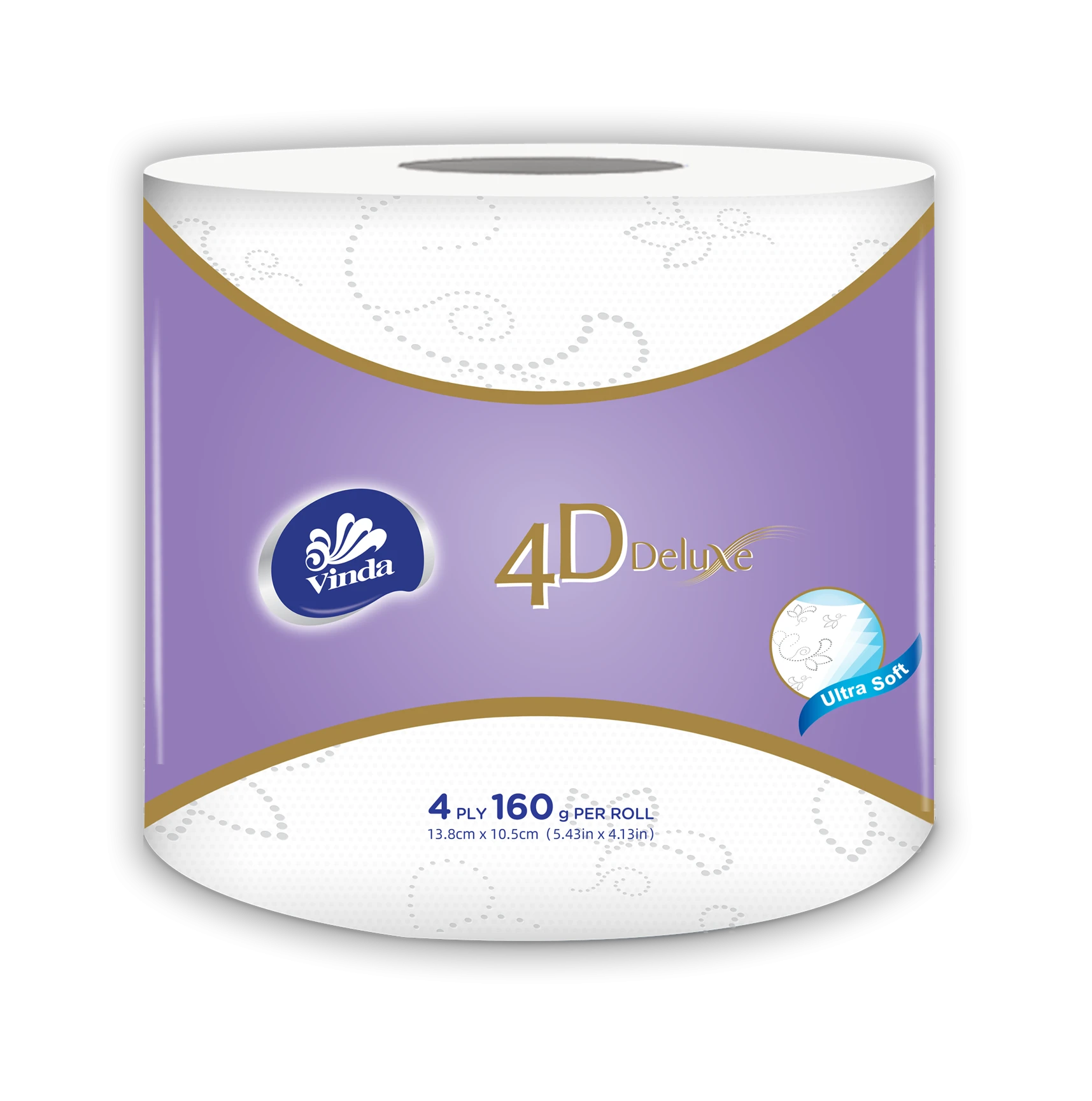 4D Deluxe Ultra Soft Bathroom Tissue - Image 2